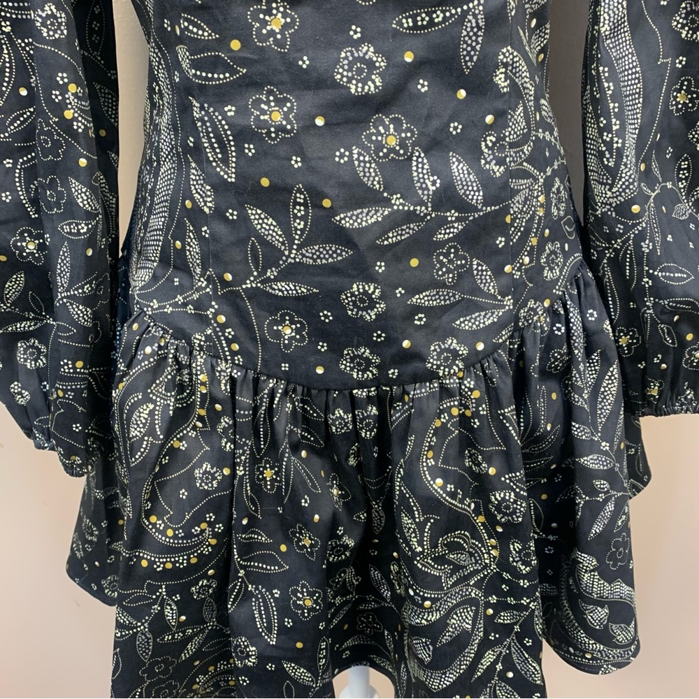 Maeve The Drop Waist Square Neck Mini Dress - Picture 4 of 15